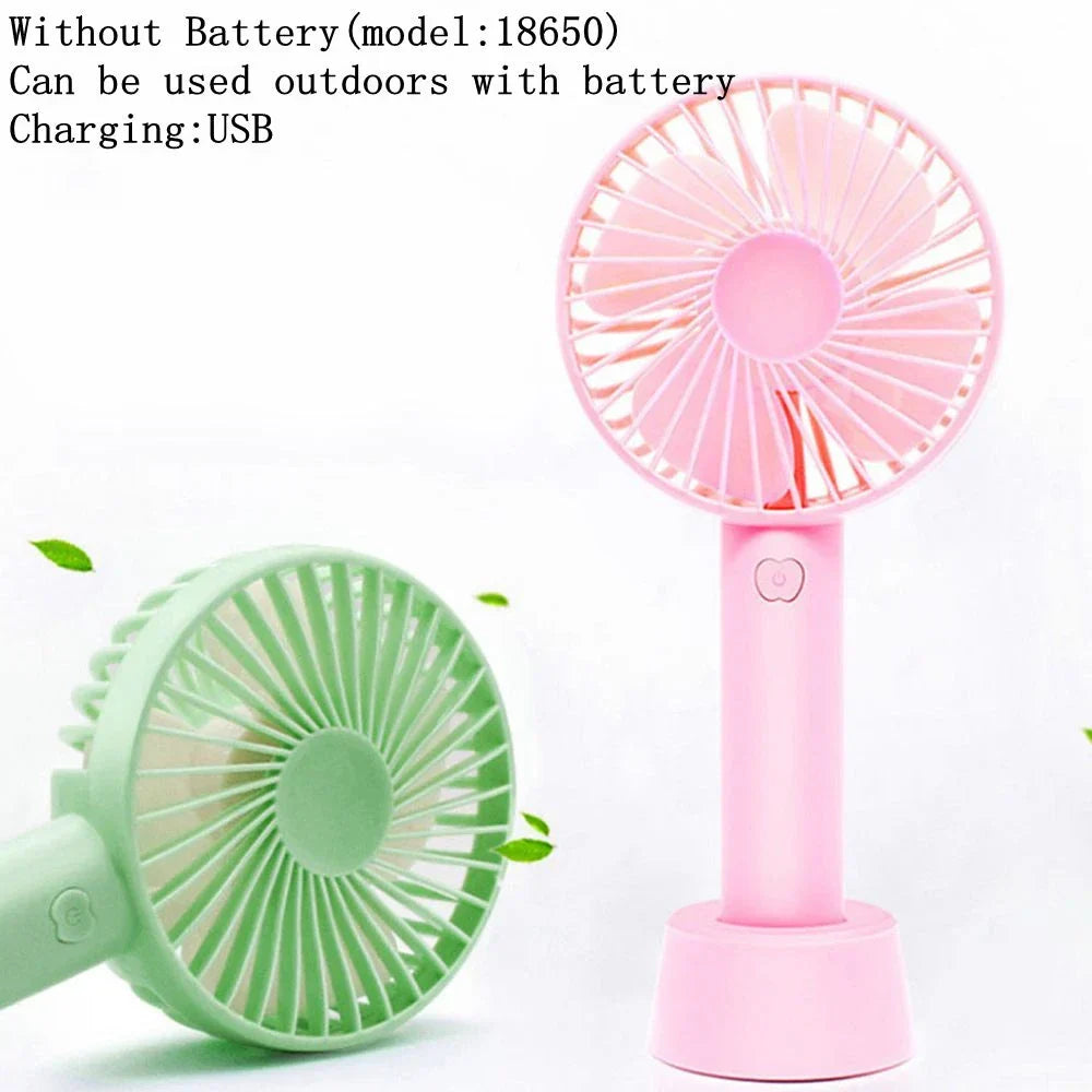 Rechargeable Mini Handheld Portable Fan
