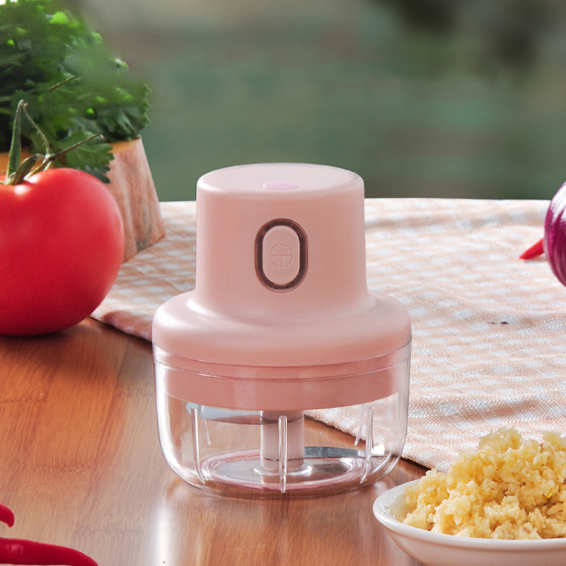 Wireless Rechargeable Electric Garlic Press Mini Meat Grinder Electric Chopper